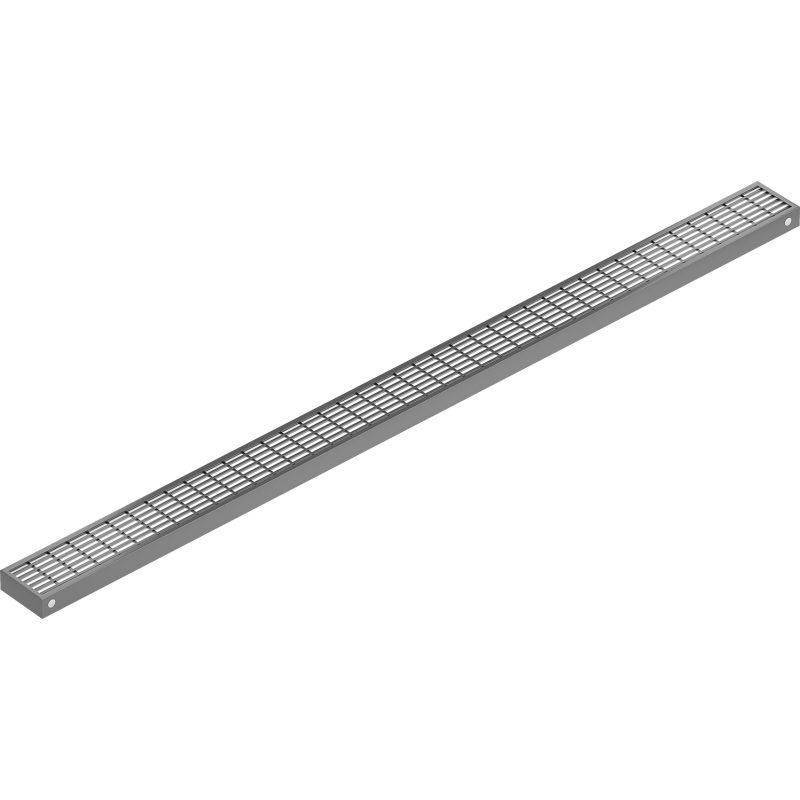 Mexen Flat M33 cache pour caniveau linéaire 90 cm, gris canon brossé - 1E33090