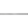 Mexen Flat M33 cache pour caniveau linéaire 90 cm, gris canon brossé - 1E33090