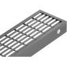 Mexen Flat M33 cache pour drain linéaire 100 cm, gris pistolet brossé - 1E33100