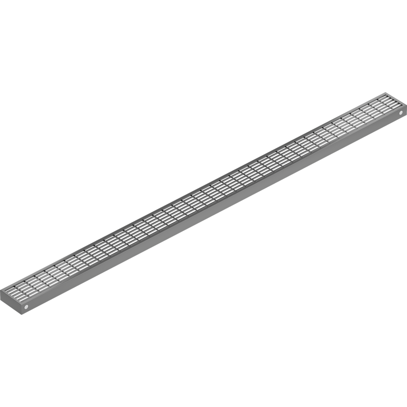 Mexen Flat M33 cache pour drain linéaire 100 cm, gris pistolet brossé - 1E33100