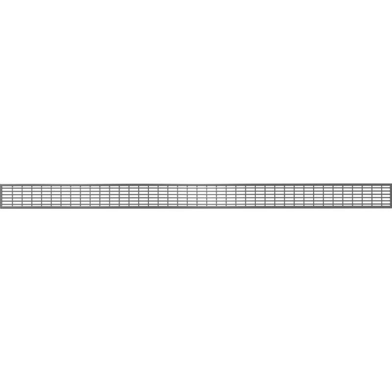 Mexen Flat M33 cache pour drain linéaire 100 cm, gris pistolet brossé - 1E33100