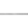 Mexen Flat M33 cache pour drain linéaire 100 cm, gris pistolet brossé - 1E33100