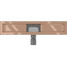 Mexen Flat corps pour drain linéaire 60 cm, or rose - 1615060