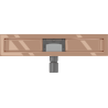 Mexen Flat corps pour drain linéaire 50 cm, or rose - 1615050