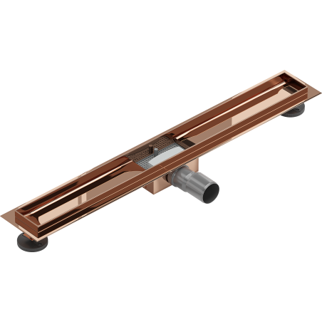 Mexen Flat corps pour caniveau de douche 70 cm, or rose - 1615070