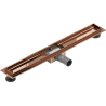 Mexen Flat corps pour caniveau de douche 70 cm, or rose - 1615070
