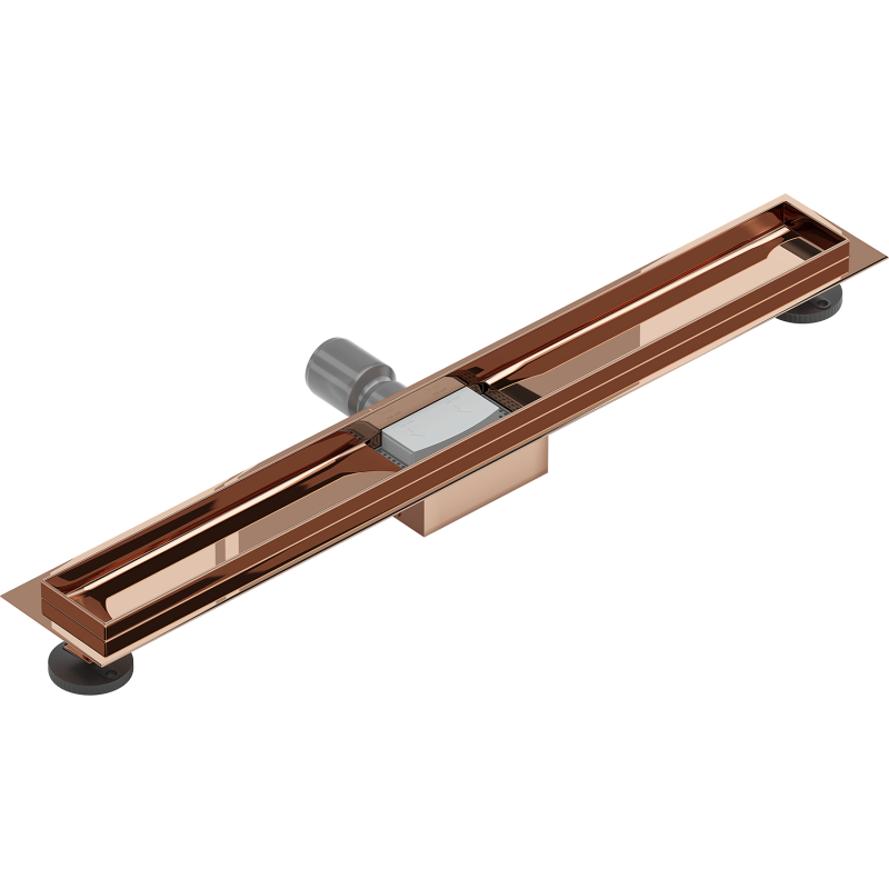 Mexen Flat corps pour caniveau de douche 70 cm, or rose - 1615070