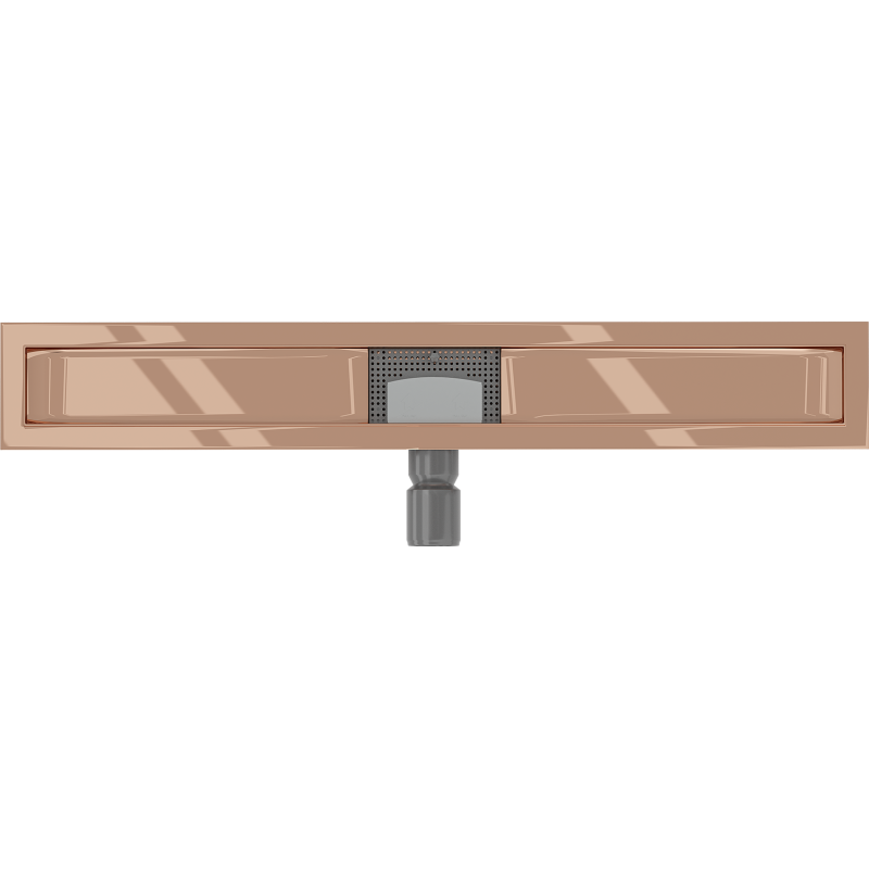 Mexen Flat corps pour caniveau de douche 70 cm, or rose - 1615070
