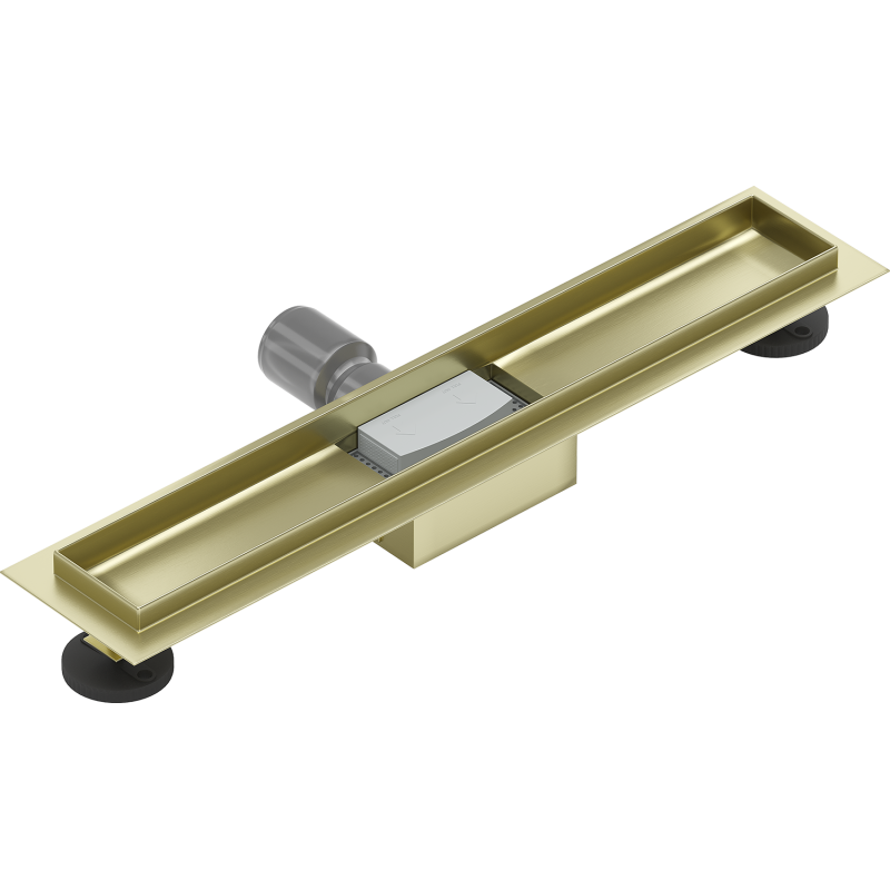 Mexen Flat corps pour drain linéaire 50 cm, or brossé - 1A15050