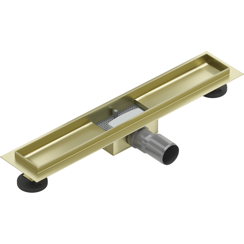 Mexen Flat corps pour drain linéaire 60 cm, or brossé - 1A15060