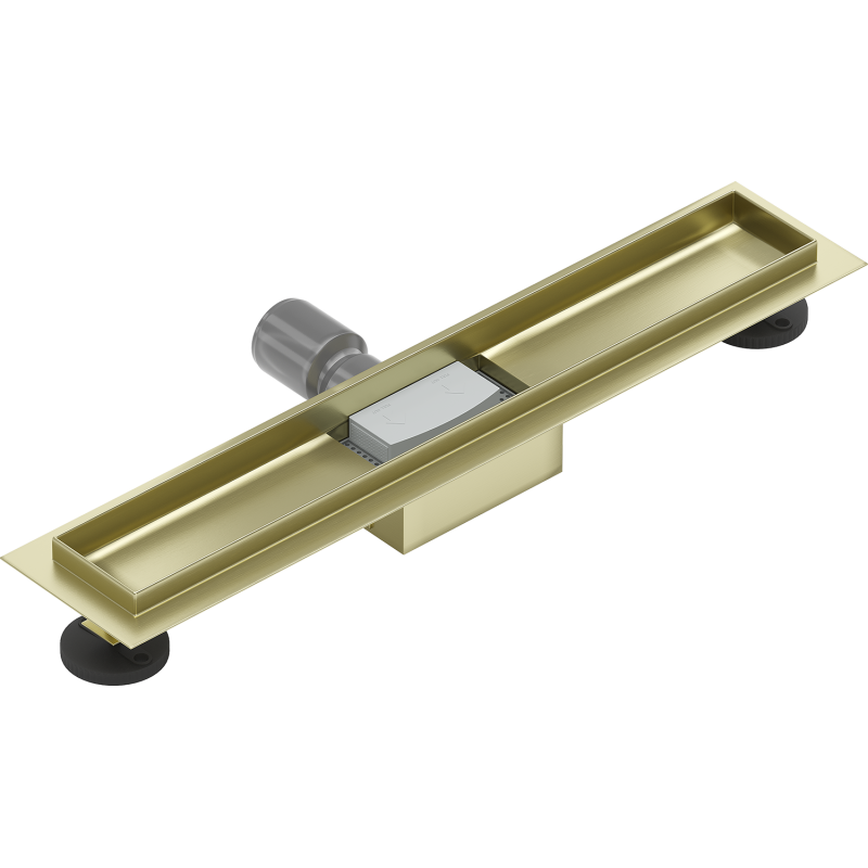 Mexen Flat corps pour drain linéaire 60 cm, or brossé - 1A15060