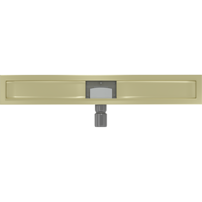 Mexen Flat corps pour écoulement linéaire 80 cm, or brossé - 1A15080