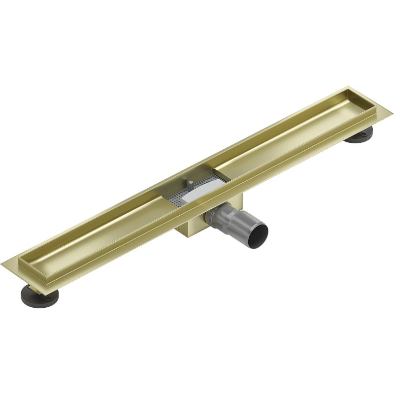 Mexen Flat corps pour écoulement linéaire 80 cm, or brossé - 1A15080