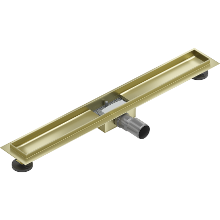 Mexen Flat corps pour écoulement linéaire 80 cm, or brossé - 1A15080