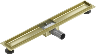 Mexen Flat corps pour écoulement linéaire 80 cm, or brossé - 1A15080