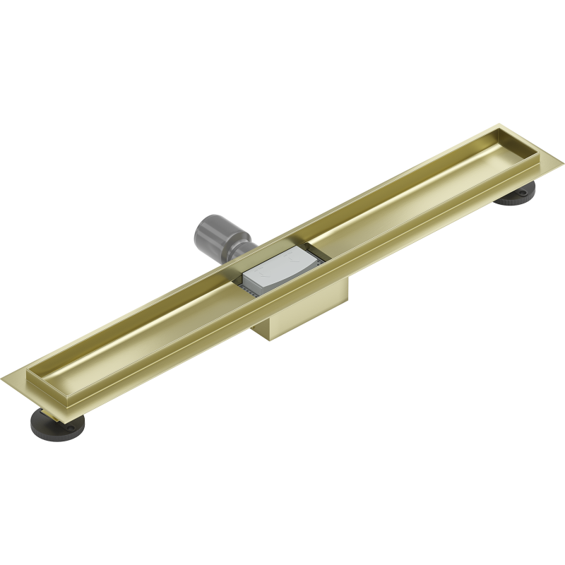 Mexen Flat corps pour écoulement linéaire 80 cm, or brossé - 1A15080