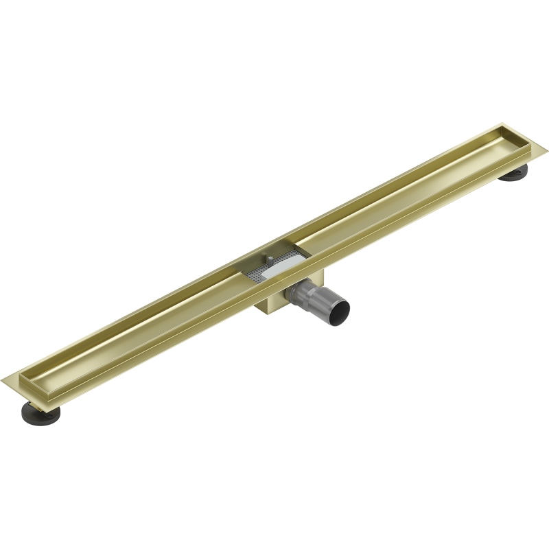 Mexen Flat corps pour drain linéaire 90 cm, doré brossé - 1A15090