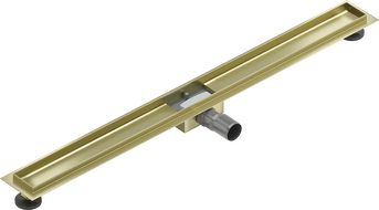 Mexen Flat corps pour drain linéaire 90 cm, doré brossé - 1A15090