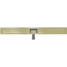 Mexen Flat corps pour drain linéaire 90 cm, doré brossé - 1A15090