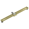Mexen Flat corps pour drain linéaire 90 cm, doré brossé - 1A15090