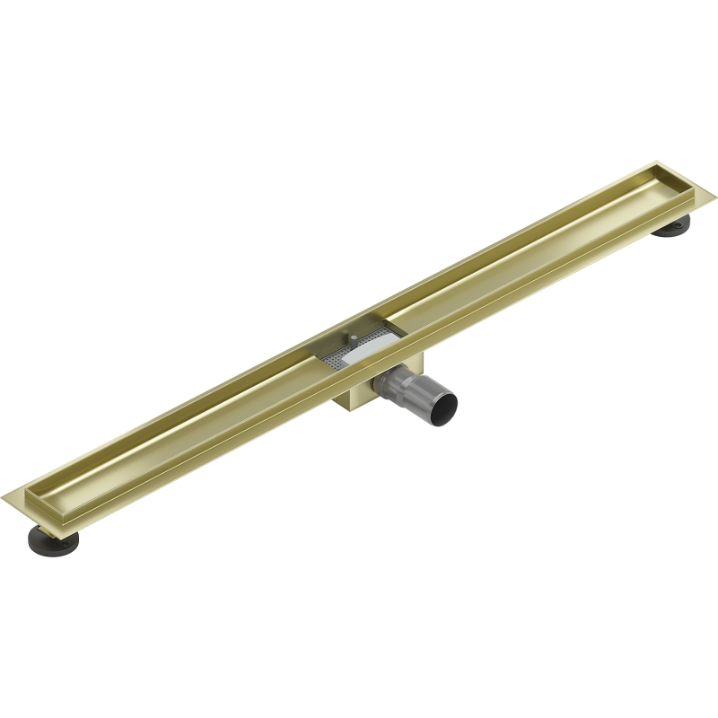 Mexen Flat corps pour drain linéaire 100 cm, or brossé - 1A15100