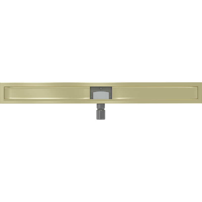 Mexen Flat corps pour drain linéaire 100 cm, or brossé - 1A15100