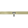 Mexen Flat corps pour drain linéaire 100 cm, or brossé - 1A15100
