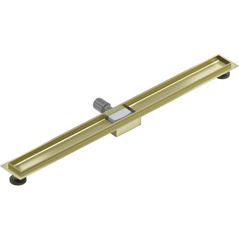 Mexen Flat corps pour drain linéaire 100 cm, or brossé - 1A15100