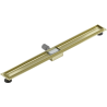 Mexen Flat corps pour drain linéaire 100 cm, or brossé - 1A15100