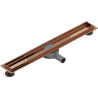 Mexen Flat 360° corps pour drain linéaire pivotant 50 cm, or rose - 1640050