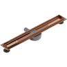 Mexen Flat 360° corps pour drain linéaire pivotant 50 cm, or rose - 1640050