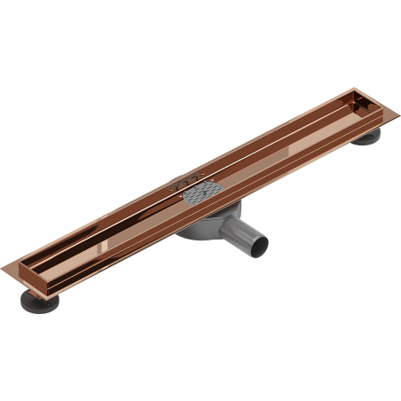 Mexen Flat 360° corps pour siphon linéaire rotatif 60 cm, or rose - 1640060