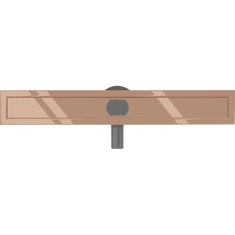 Mexen Flat 360° corps pour siphon linéaire rotatif 60 cm, or rose - 1640060