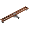 Mexen Flat 360° corps pour drain linéaire rotatif 70 cm, or rose - 1640070