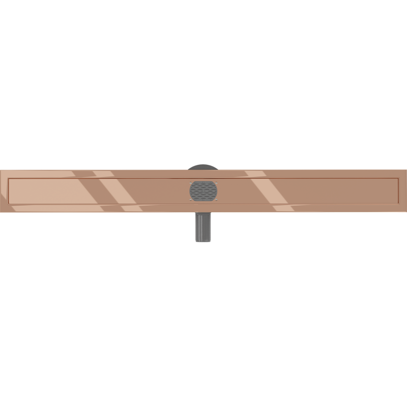 Mexen Flat 360° corps pour drain linéaire rotatif 100 cm, or rose - 1640100