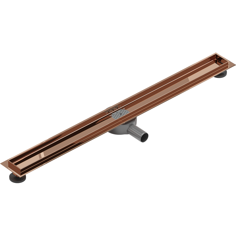 Mexen Flat 360° corps pour drain linéaire rotatif 100 cm, or rose - 1640100