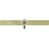 Mexen Flat 360° corps pour drain linéaire rotatif 80 cm, doré brossé - 1A40080