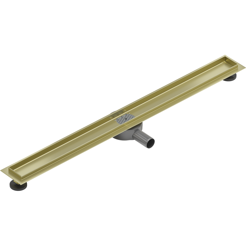 Mexen Flat 360° corps pour drain linéaire pivotant 90 cm, or brossé - 1A40090