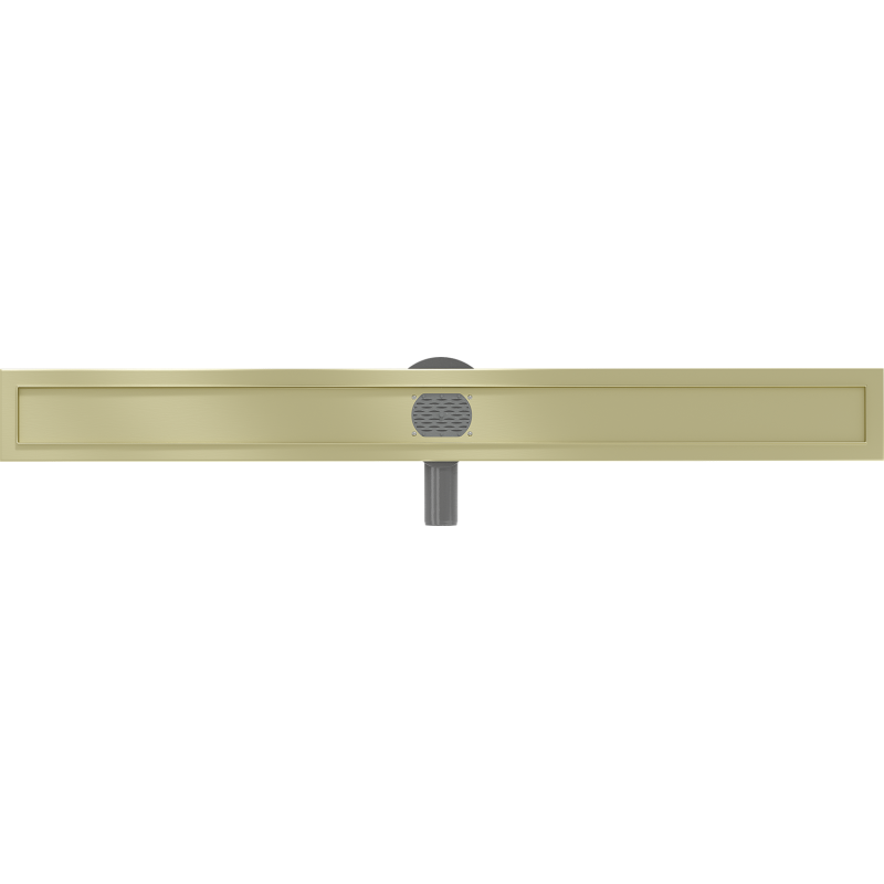 Mexen Flat 360° corps pour caniveau linéaire pivotant 100 cm, or brossé - 1A40100