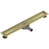 Mexen Flat 360° corps pour drain linéaire rotatif 70 cm, or brossé - 1A40070