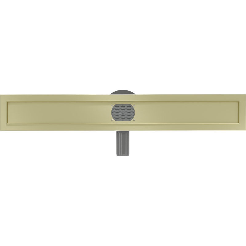 Mexen Flat 360° corps pour drain linéaire rotatif 70 cm, or brossé - 1A40070