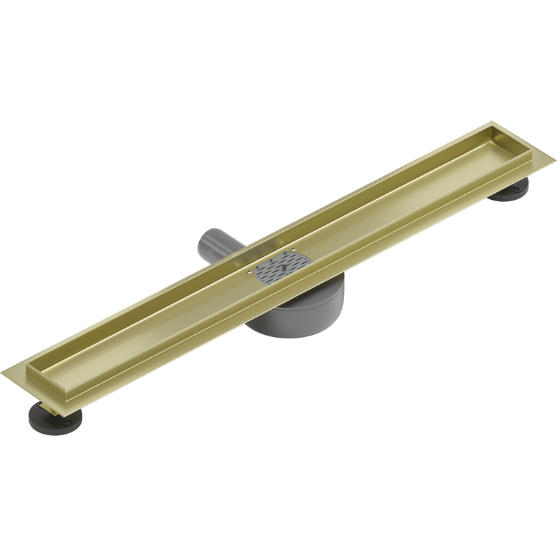 Mexen Flat 360° corps pour drain linéaire rotatif 70 cm, or brossé - 1A40070