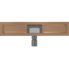 Mexen Flat corps pour drain linéaire 60 cm, cuivre brossé - 1C15060