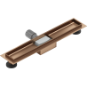Mexen Flat corps pour drain linéaire 60 cm, cuivre brossé - 1C15060