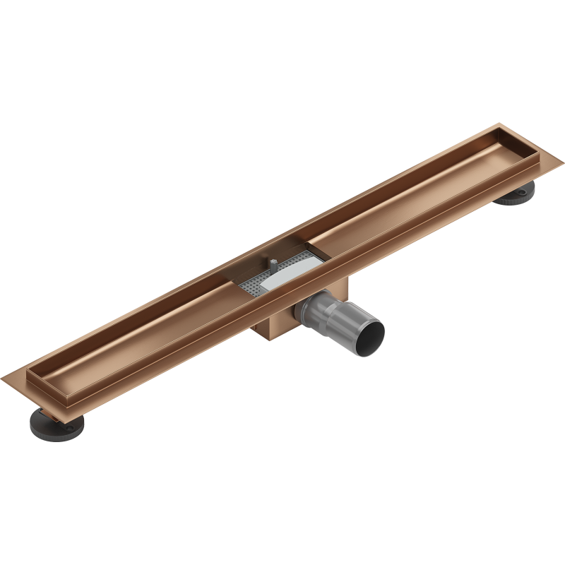 Mexen Flat corps pour drainage linéaire 70 cm, cuivre brossé - 1C15070