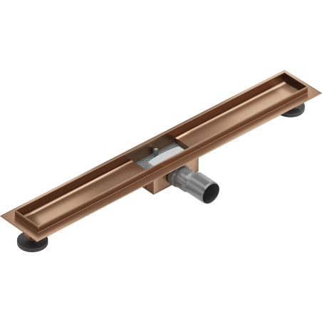 Mexen Flat corps pour drainage linéaire 70 cm, cuivre brossé - 1C15070