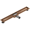 Mexen Flat corps pour drainage linéaire 80 cm, cuivre brossé - 1C15080