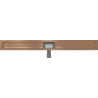 Mexen Flat corps pour drain linéaire 90 cm, cuivre brossé - 1C15090