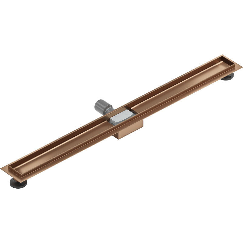 Mexen Flat corps pour drain linéaire 90 cm, cuivre brossé - 1C15090