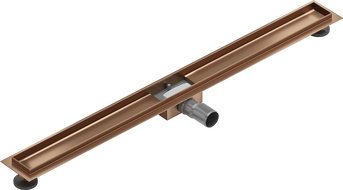 Mexen Flat corps pour drainage linéaire 100 cm, cuivre brossé - 1C15100